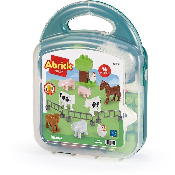 ECOIFFIER Abrick 3329 - Les Animaux de la Campagne - 18 mois - Les Premiers pas dans la Ferme