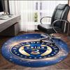 Philips Sports Union Print Round Rug, Washable Floor Carpet, For Entryway Dorm Laundry Room Office Study, Home Decor Birthday Christmas Gift
