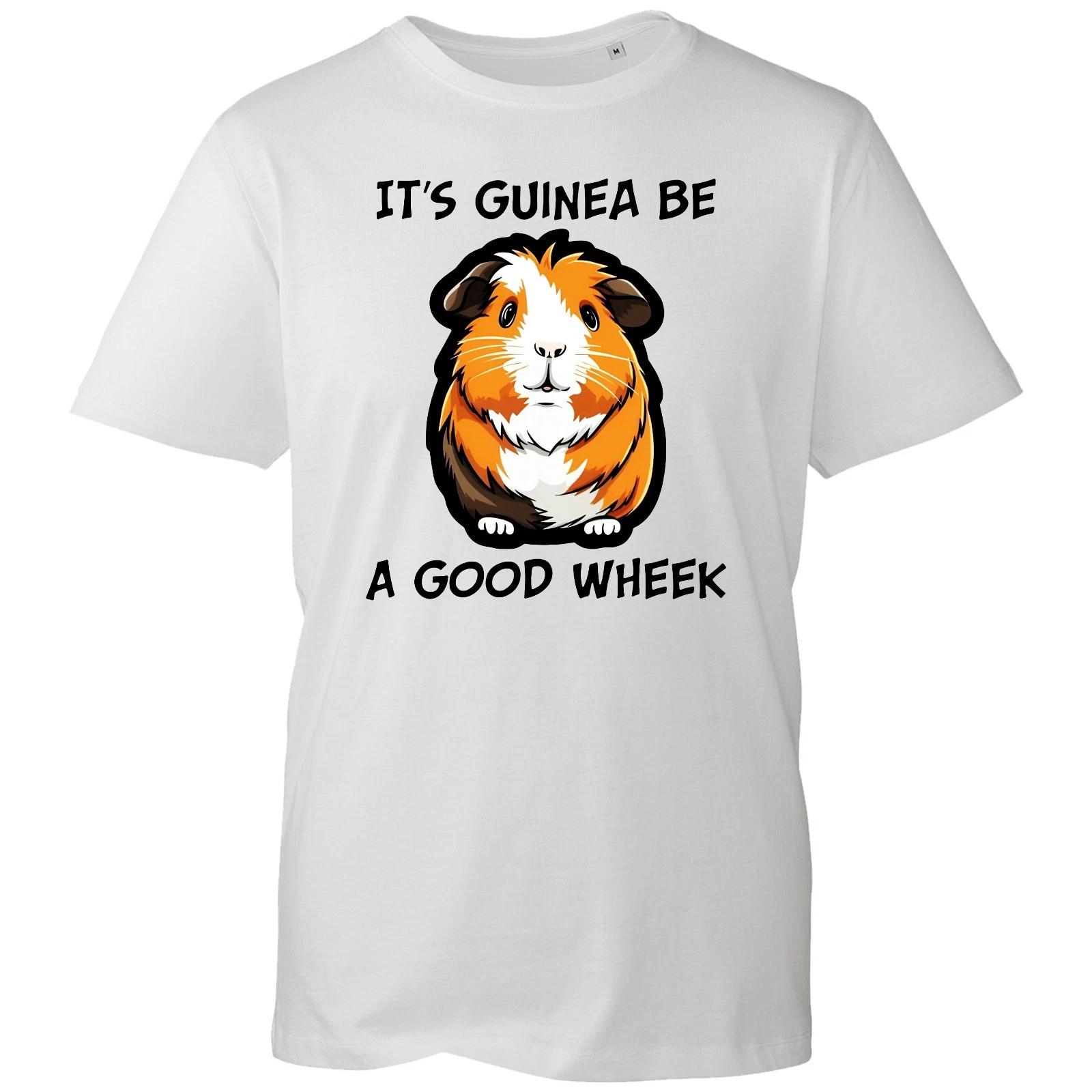 Its Guinea Be A Good Wheek T-shirt Lovely Pig Holiday Party Top Men s Unisex Tee L