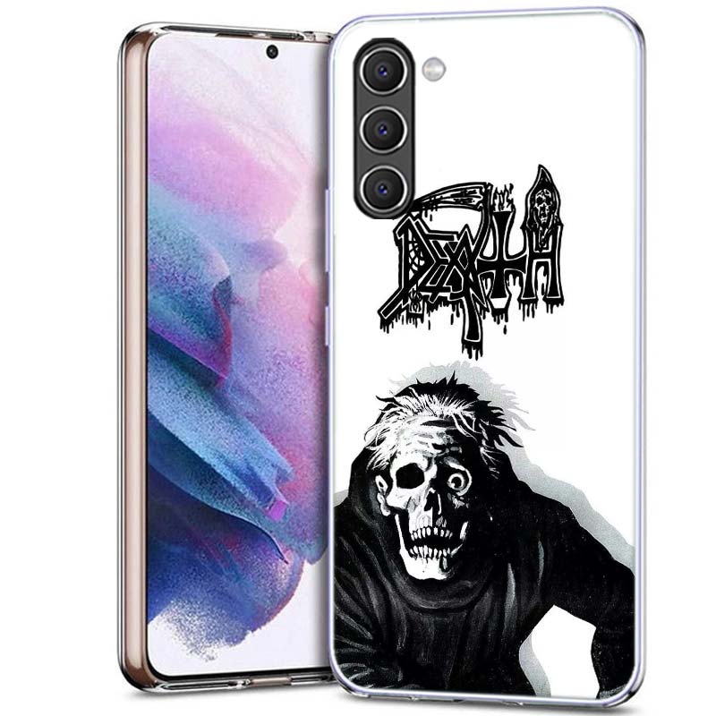 Metal Band D-Death Phone Case for Samsung A54 A14 A24 A34 A17 A37 A57 A55 A35 A25 A15 A13 A23 A33 A53 A07 A05S A04S A03 A73 Gala