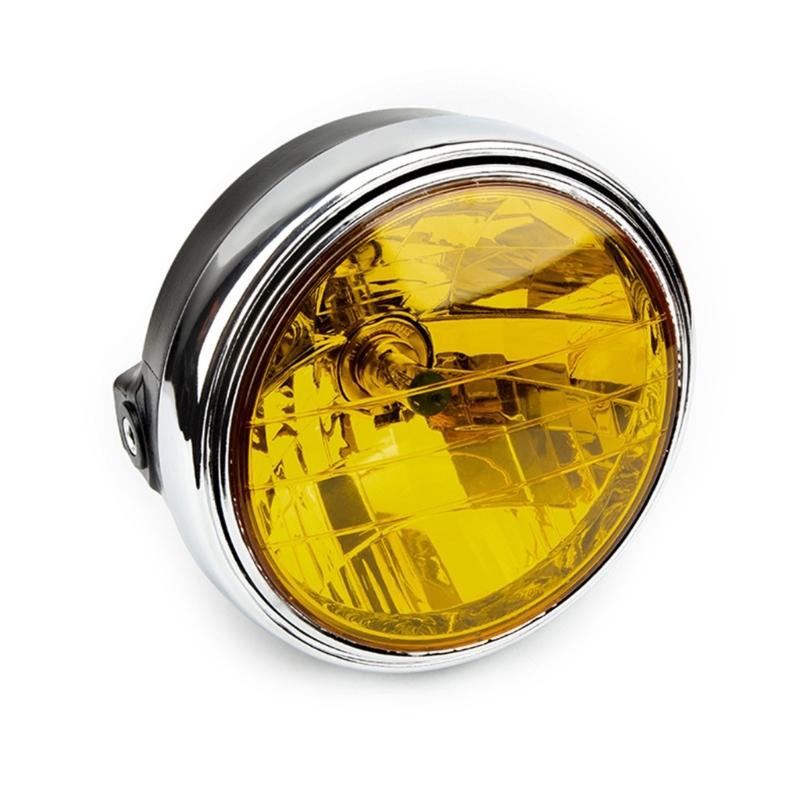 Motorcycle Round Headlight for CB400 CB500 CB750 900 1300 Replacement LED Headlamp Modified Accessories Repairing Parts