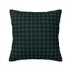 Nordic Fall Vibrant Houndstooth Pattern Cushion Cover Velvet Elegant Dogstooth Style Throw Pillow Case Decoration