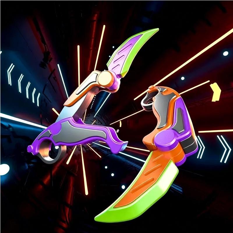 3D-gedrucktes faltbares Schwerkraft-Klapp-Klaue-Messer Fidget-Spielzeug Stressabbau für Erwachsene und Jugendliche EDC Angstabbau-Spielzeug Geschenk