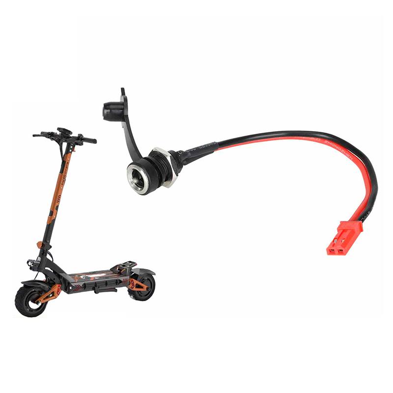 1Pcs Scooter Charger Port With DC 5.5x2.1mm Connector Charging Cable Replacement Accessory G3 G4 For KuKirin