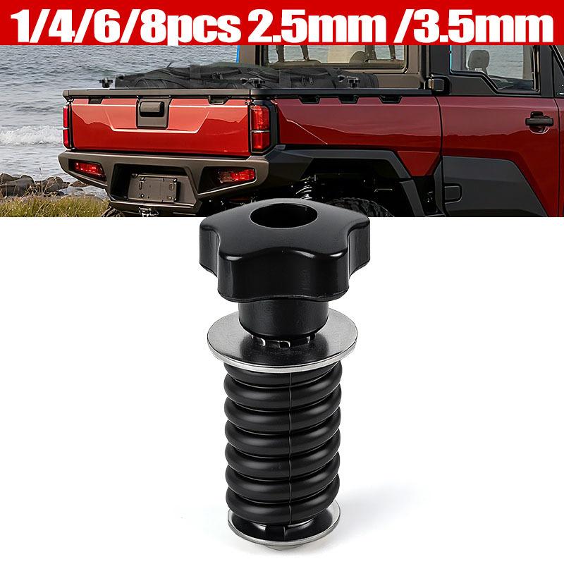 4/6/8pcs Rubber Tie Down Anchors Lock Ride For UTV ATV For Polaris Ranger 500 700 800 1000XP Sportsman 110 400 450 Accessories