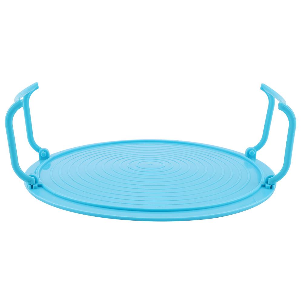 Multifunctional Plastic Microwave Oven Heating Layered Steaming Rack Cooking Tray Rack