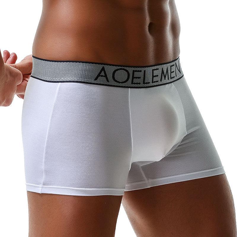 Men's Anti-Displacement U-Convex Varicocele Boxer Briefs with Scrotal Support Pouch
