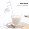 Camellia Individually Wrapped Disposable Bent Straws