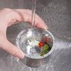 1 Pc Deepen Kitchen Sink Strainer with Handle 304 Stainless Steel Anti Blocking Dishwasher Basin Floor Drain Sewer Hair Filter