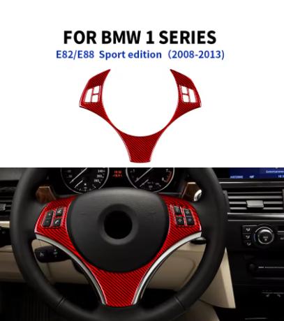 Sticker For BMW 1 Series E82 E88 2008-2013 Accessories Carbon Fiber Car Automatic Special Interior Trim Cover Sticker Styling
