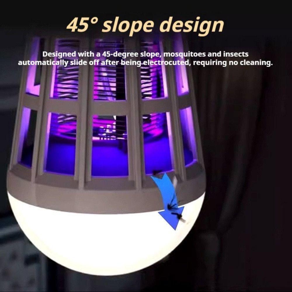 Energy Saving LED Mosquito Killer Bulb Pug-in Insect Trap Light  for Home Bedroom Garden Patio