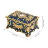 Vintage Jewelry Box Metal Enamel European Style Antique Jewelry Box Versatile Storage Box for Necklaces Bracelets Earring