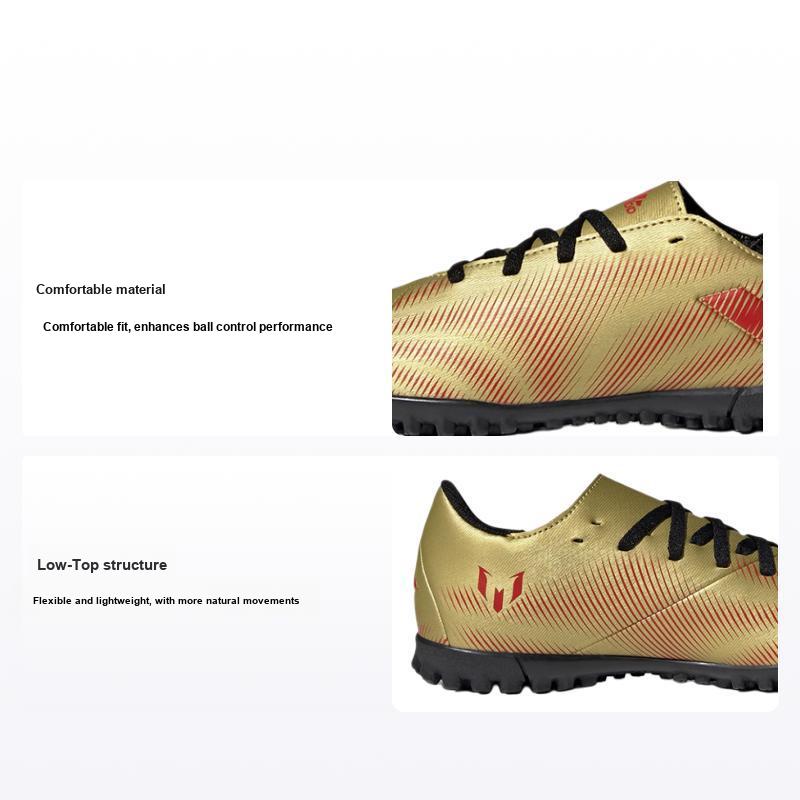 Adidas Messi .4 Tf K Messi Футбольные бутсы для искусственного покрытия Детские футбольные бутсы Золотые FY0812 28.5