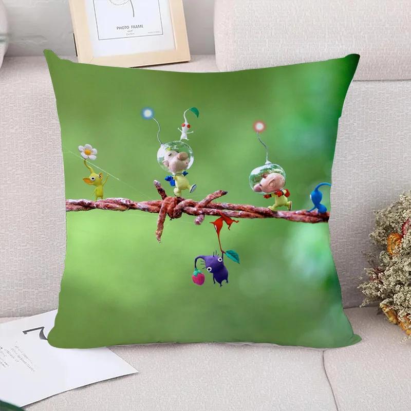 PIKMINS Kuddfodral för Kuddar Dekorativa Soffkuddar Kuddar Heminredning Kort Plysch Örngott 40x40 Soffa 45*45 Säng