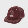 Disiseverthat Contrast Stitch Cap Burgundy