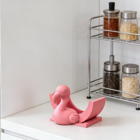 Drain Rack 3D Bird Shape Hanging Sponge Holder with Open Drainage System Upright Dry Kitchen Sponge Organizer