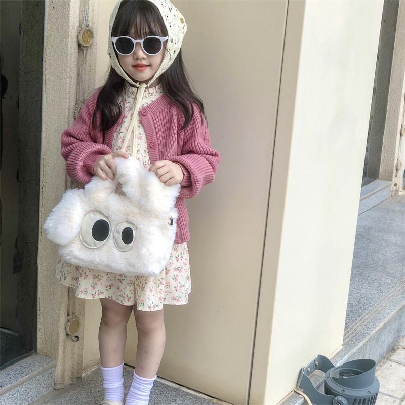 Plush Cartoon Childrens Shoulder Bag With Breathable Material For Kindergarten Kids