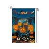 Cross-Border Happy Halloween Ghost Garden Flag with Pumpkin and Cartoon Design