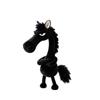 &Hot Black Horse Keychain Plush Plaything Backpack Pendant Decoration Year Of The Horse Plush Plaything Latest Year'S Gifts For Young Boys And Girls