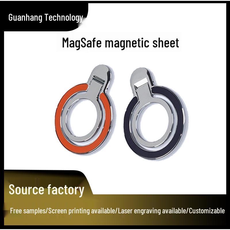 Colorful Magnetic Ring Buckle Car Mount & Desktop Phone Case Accessory