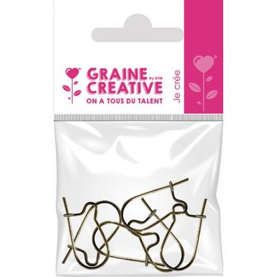 Graine Créative - Bronze Wire Earrings 3 Pairs