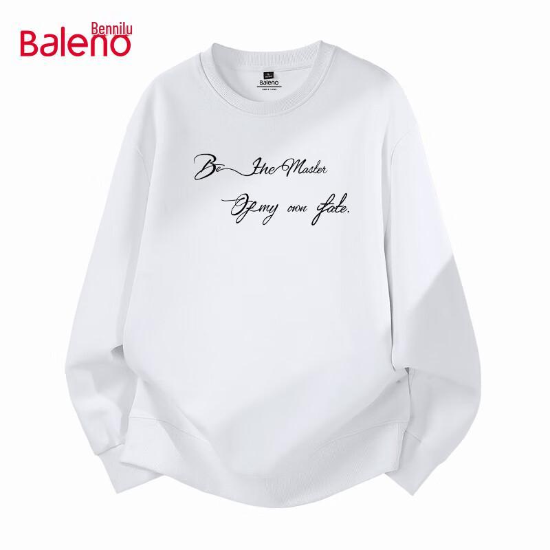 Baleno Unisex Loose Fit Crew Neck Knit Sweatshirt