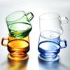 Shangqi Japanese Style Glass Cup with Wooden Coaster