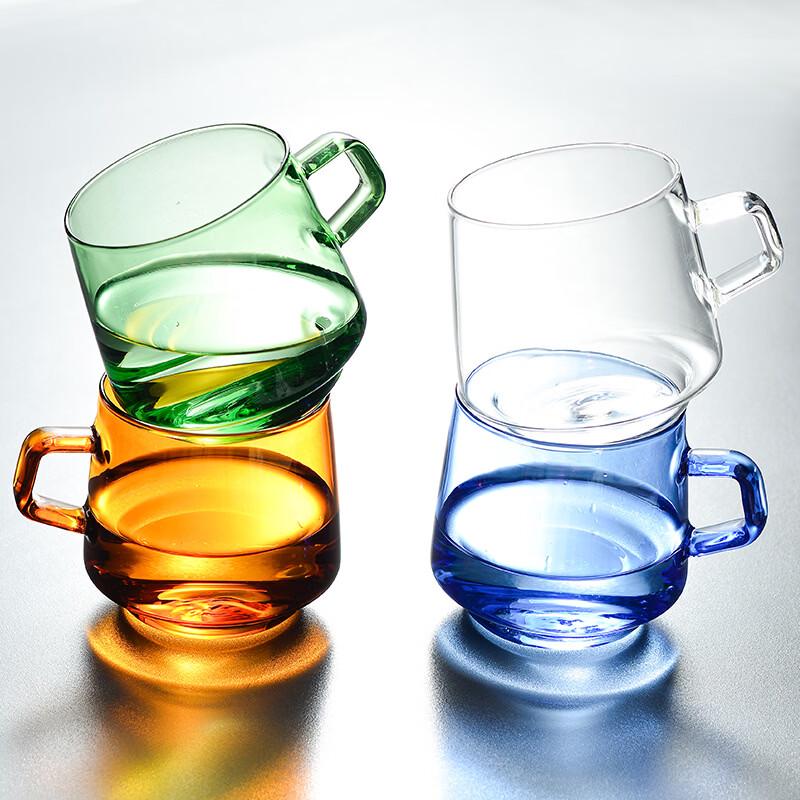 Shangqi Japanese Style Glass Cup with Wooden Coaster