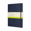 Moleskine Classic Notebook, Soft Cover, Plain, XL, Sapphire Blue, QP623B20
