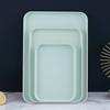 Multi-use Large Tray Capacity Serving Plastic Practical Food-grade Storage Tray for Home
