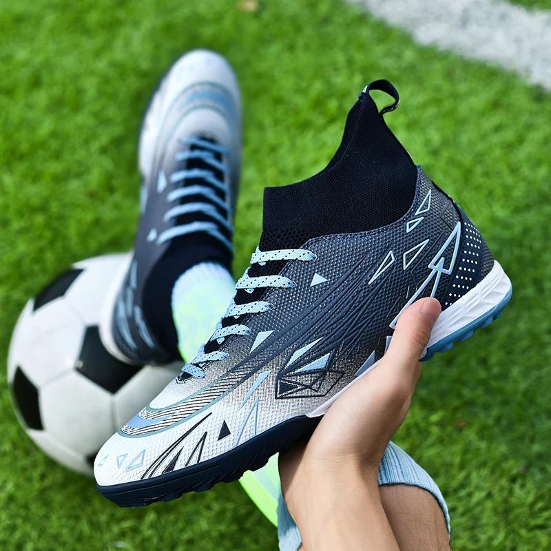 Fashion Original Soccer Shoes Men and Women Non-Slip High Quality Turf Soccer Cleats Professional Society Football Boot for Children