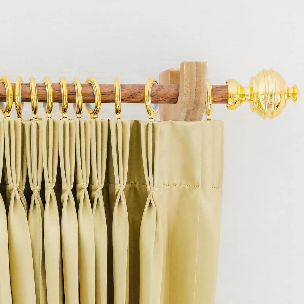 2balení Dřevěné držáky na záclonovou tyč pro tyč 2 palce Klasické 3 1/2 palce Držák s výstupkem pro koupelnu Ložnici Obývací pokoj Kuchyň