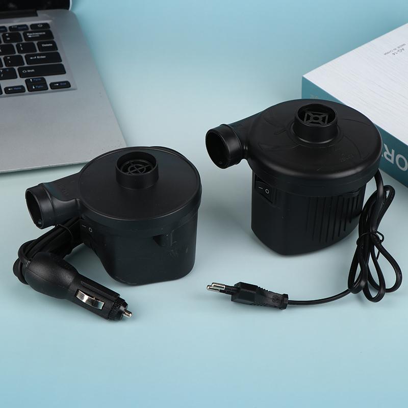 Portable Electric Inflatable Pump With 3 Nozzles Air Mattress Boat Auto Air Inflatable Pump For Car Home Use Camping Inflator
