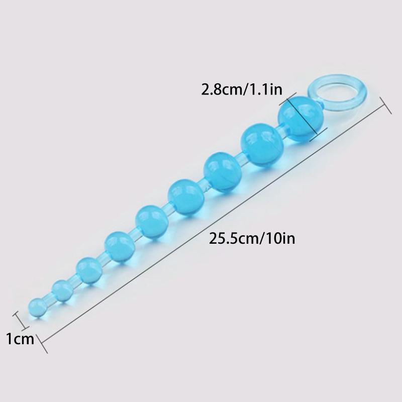 Jelly Anal Beads For Men And Women Vagina Plug Play Pull Ring Ball Butt Beads Stimulator Adult Sex Toy For Couples Gay Male