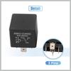 5pcs JD2912-1Z-24VDC 5 Pin 40A 28VDC DC 24V Universal Car Vehicle Motor Fuse Relay Switch Power Replacement Car Parts