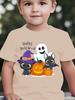 Halloween Baby Boys Girls Short Sleeve T-Shirt Cartoon Pumpkin Graphic T-Shirt Boys Clothes Halloween Party Children's Clothing