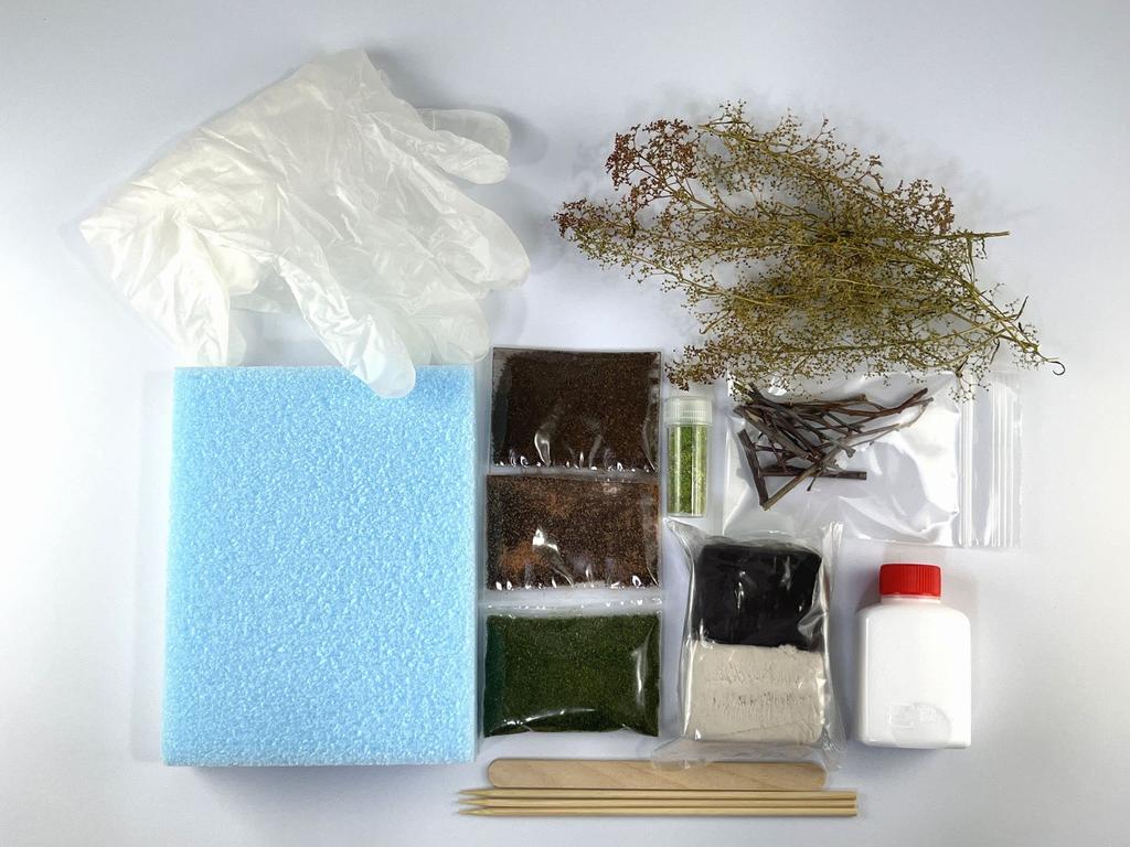 Segawa Modeling DIORAMA ONE Baumspaziergang-Bausatz Grün DO-1007