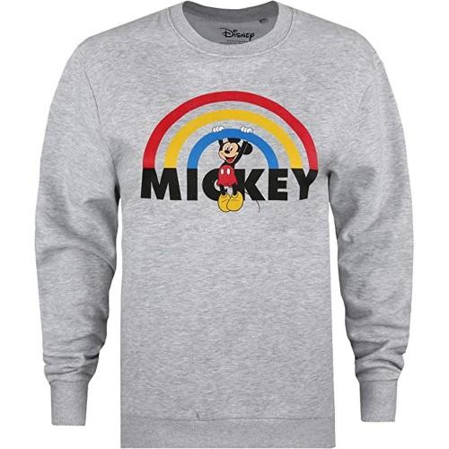 Disney Womens/Ladies Mickey Mouse Rainbow Sweatshirt