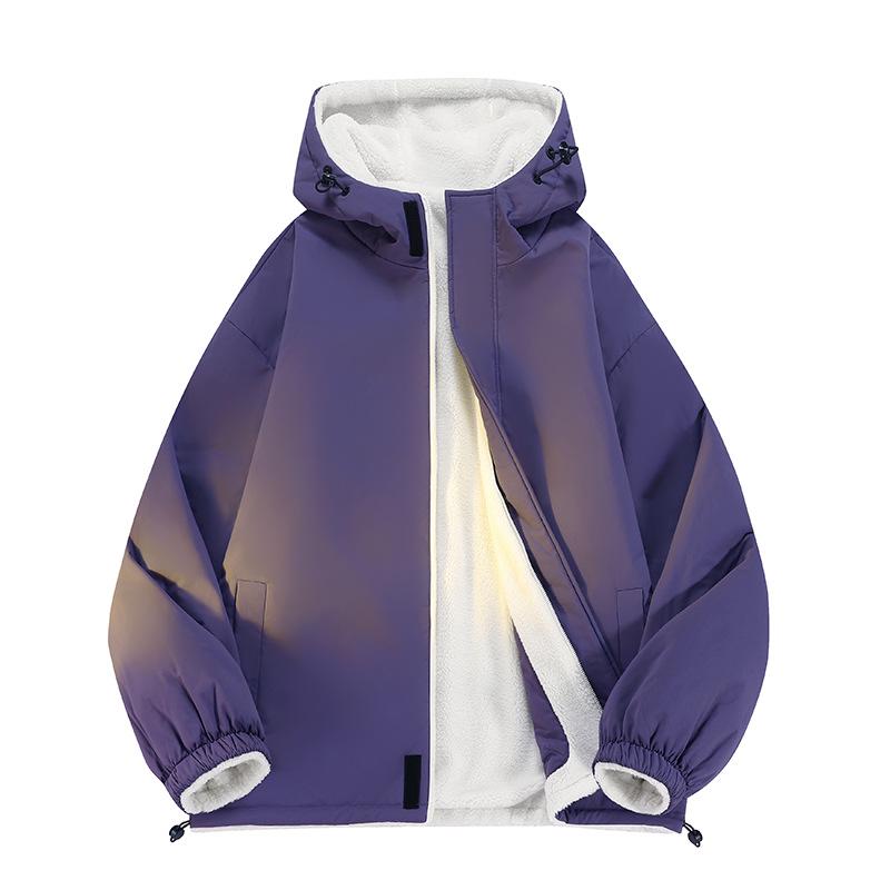 Unisex Double-Sided Lambswool Cotton Jacket - Trendy Autumn/Winter Plus-Size Thick Warm Coat