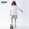 MJ STYLE Damen Baumwoll Kurzarm T-Shirt & Shorts Set