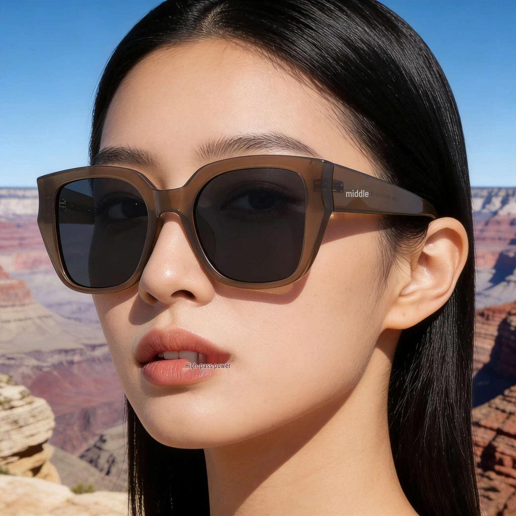 KAJILA 2026 European Fashion Square Frame Polarized Sunglasses for Women - Trendy & Versatile Sun Protection