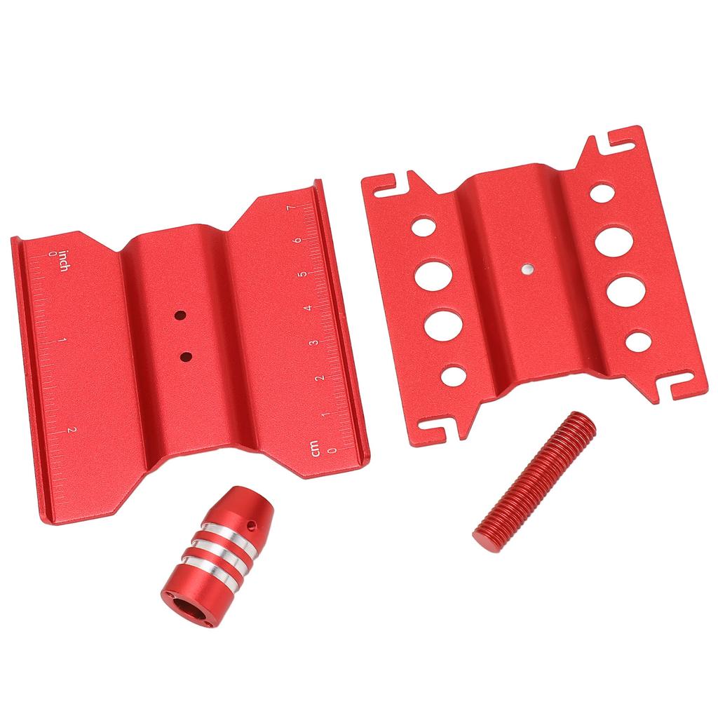 RC Car Work Stand Repair Work Station 360 Rotation Aluminum Alloy 1 18 1 24 Scale for SCX24 Remote Control Car Red