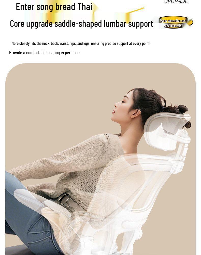 Ergonomic Office Chair for Comfort During Long Sitting - Ideal for Home, Gaming, or Study