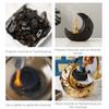Ceramic Moon-Shaped Incense Burner Light Luxury Sandalwood Incense Burner  Gift Giving