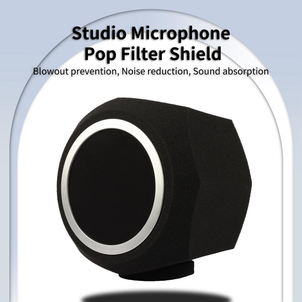 Studio-Kondensatormikrofon Windschutz Schallabsorbierender Schaumstoff Mikrofonabdeckung Schaumstoff Schutzkappe Windschutzkappe Abdeckung Mikrofon