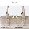 VITAFELICE Handbag Gray Women's Zip-Around 2-Way (blpa-p1406) (Shrunken Beige)