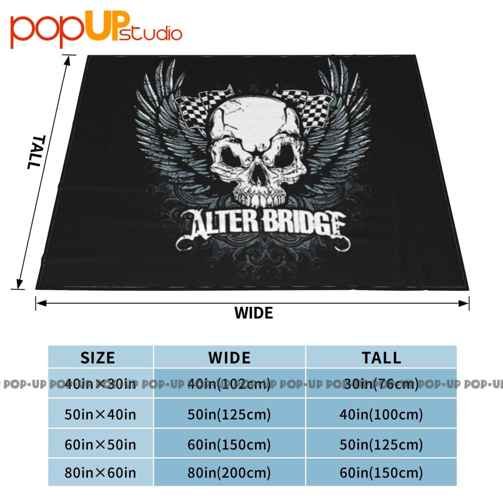 Alter Bridge Skull With Wings - American Rock Band Ultra-Soft Blanket Quilt Winter Sofa Cover Bed Covers