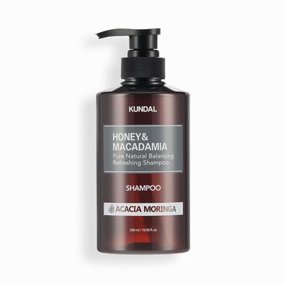 Shampoo Naturale Miele e Macadamia Acacia Moringa Fragranza, 500ml, 2 unità