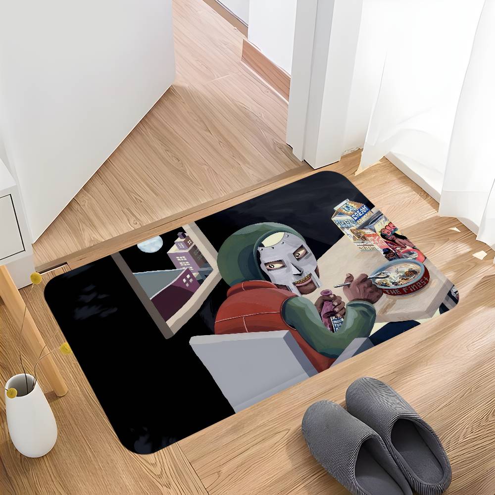 Singer MF DOOM Room Mats Retro Multiple Choice Living Room Kitchen Rug Non-Slip Welcome Rug