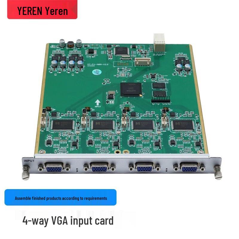 

Yeren 4-Channel VGA Input Card for Video Wall Processors